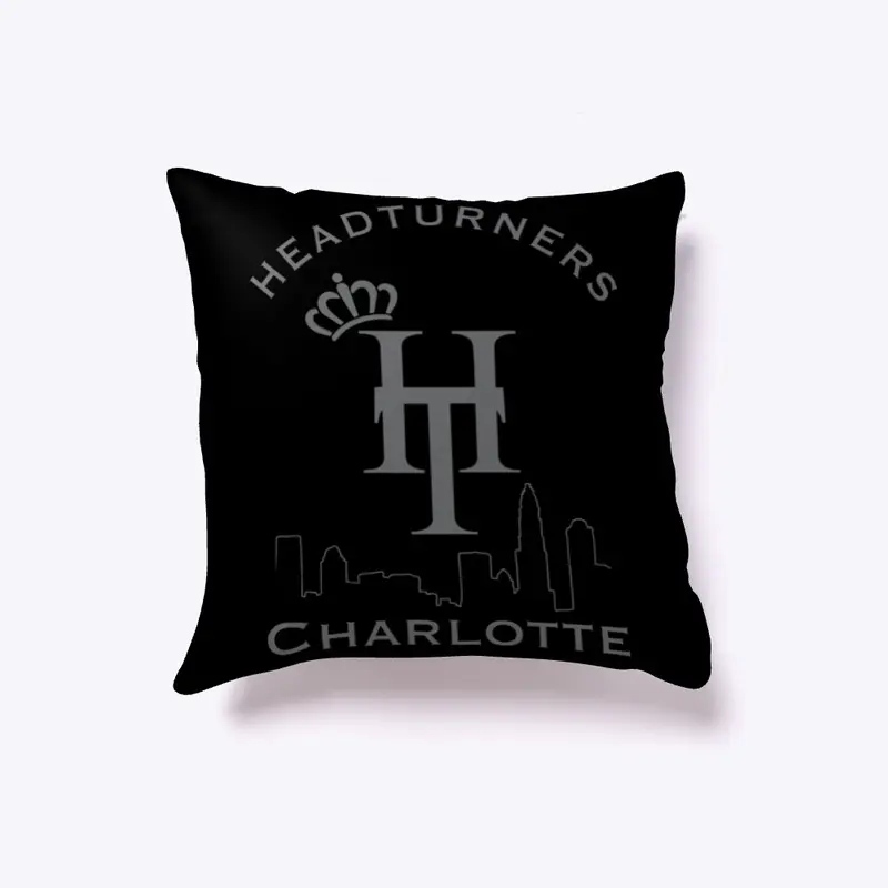 Throw Pillow w/ Grey Logo