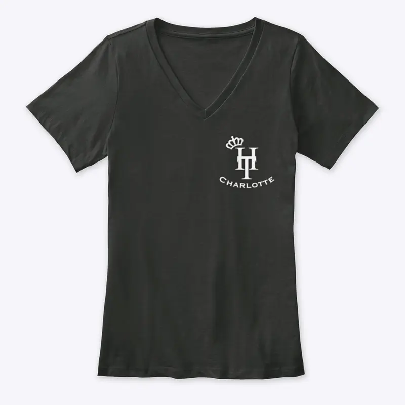 Women's V-Neck w/ White Logos