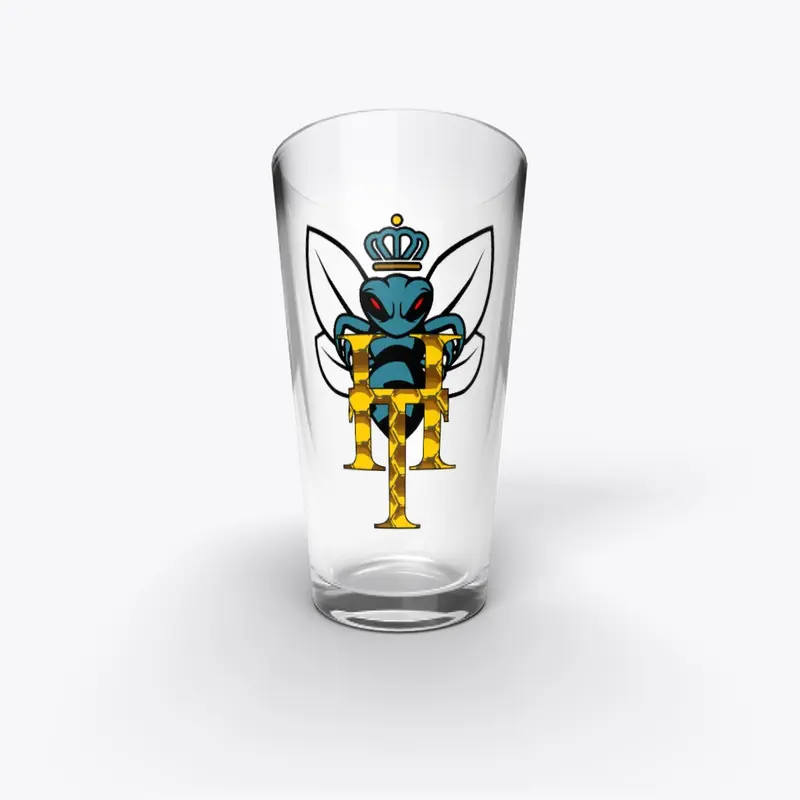 Bee Logo Pint Glass