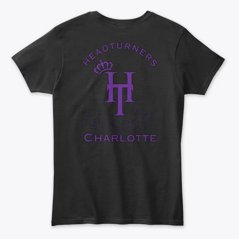 Womens Classic Tee w/ Purple Logo