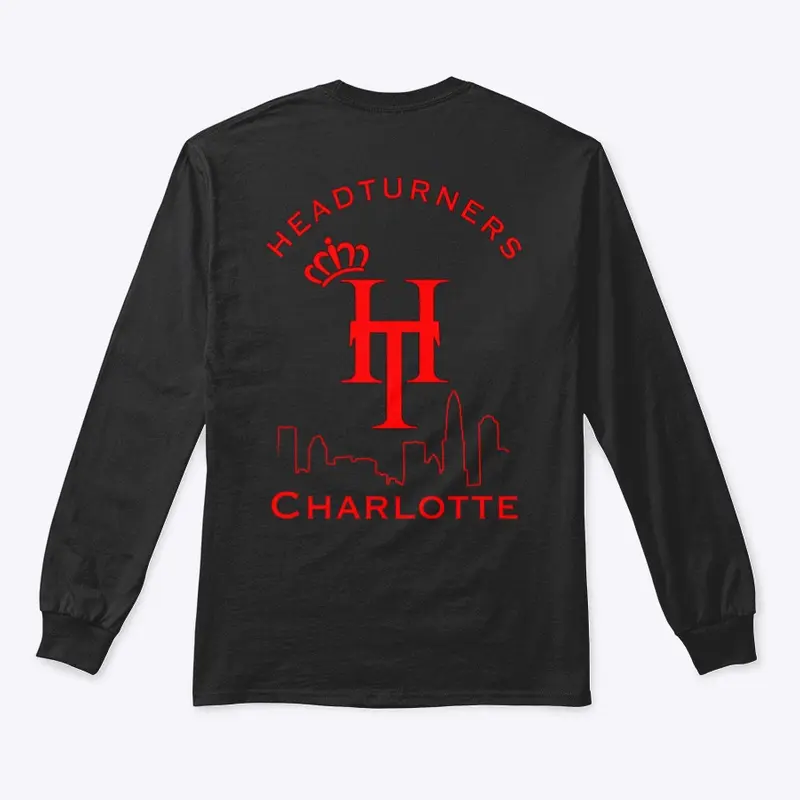 Long Sleeve Tee w/ Red Logos