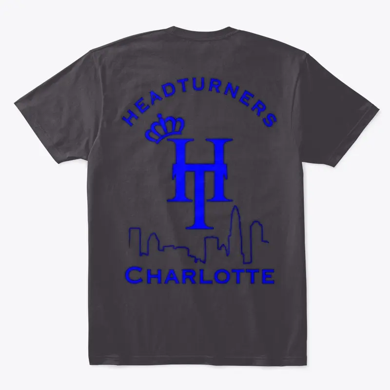 Charlotte HT Tee w/ Blue Logos