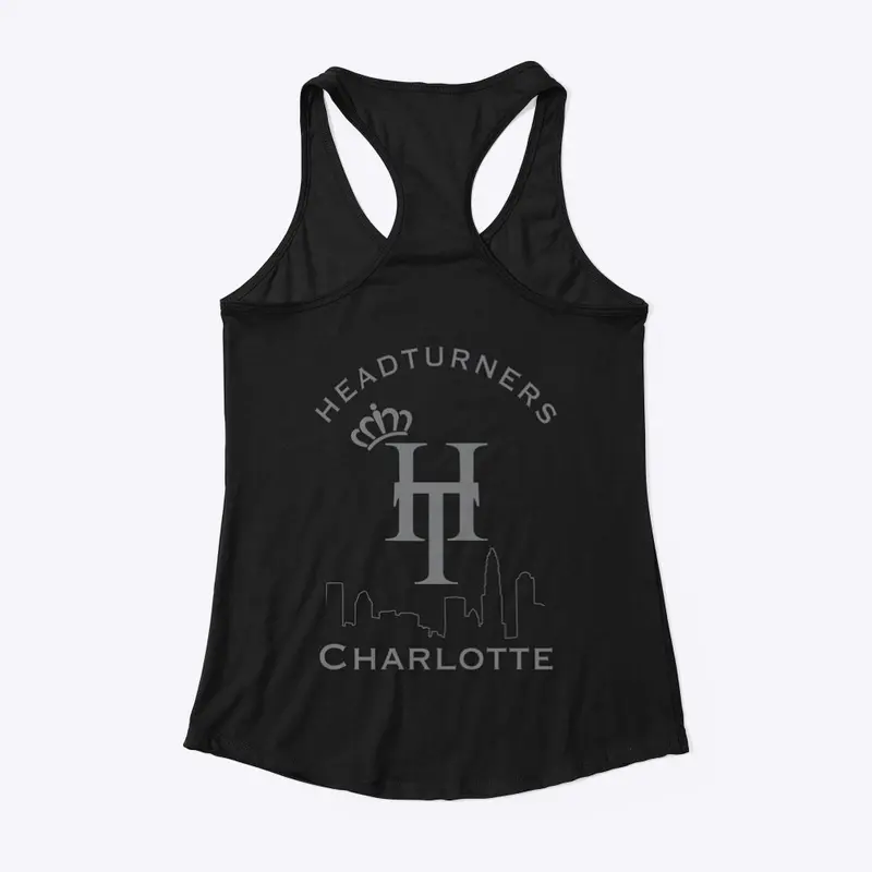 Women's Racerback Tank w/ Grey Logo