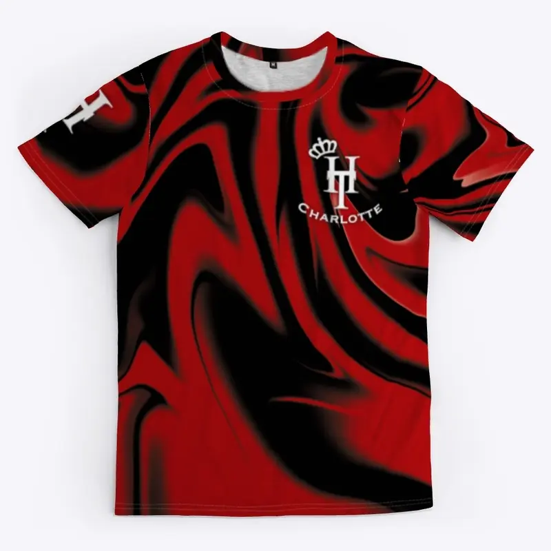 Tie-Dye Red/Black Full Print