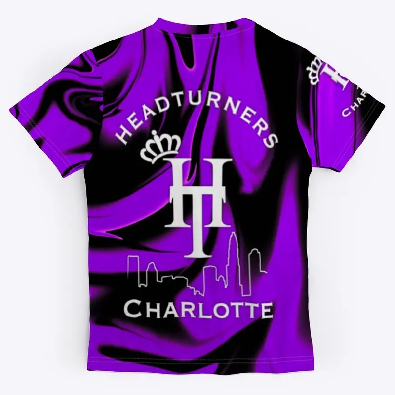 Tie-Dye Purple/Black Full Print